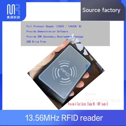 USB Drive FreeFull Protocol Reader ISO15693 14443A B 13.56MHZ RFID Demonstration Software With SDK Secondary Development Package