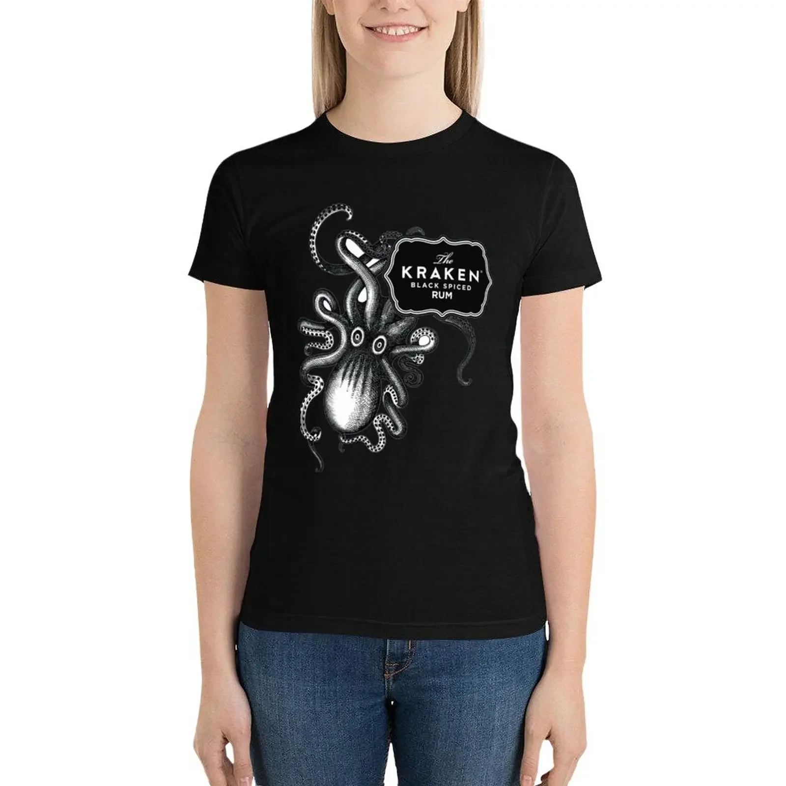 Kraken Rum Classic T-Shirt cute tops plus size tops anime clothes clothes for Women