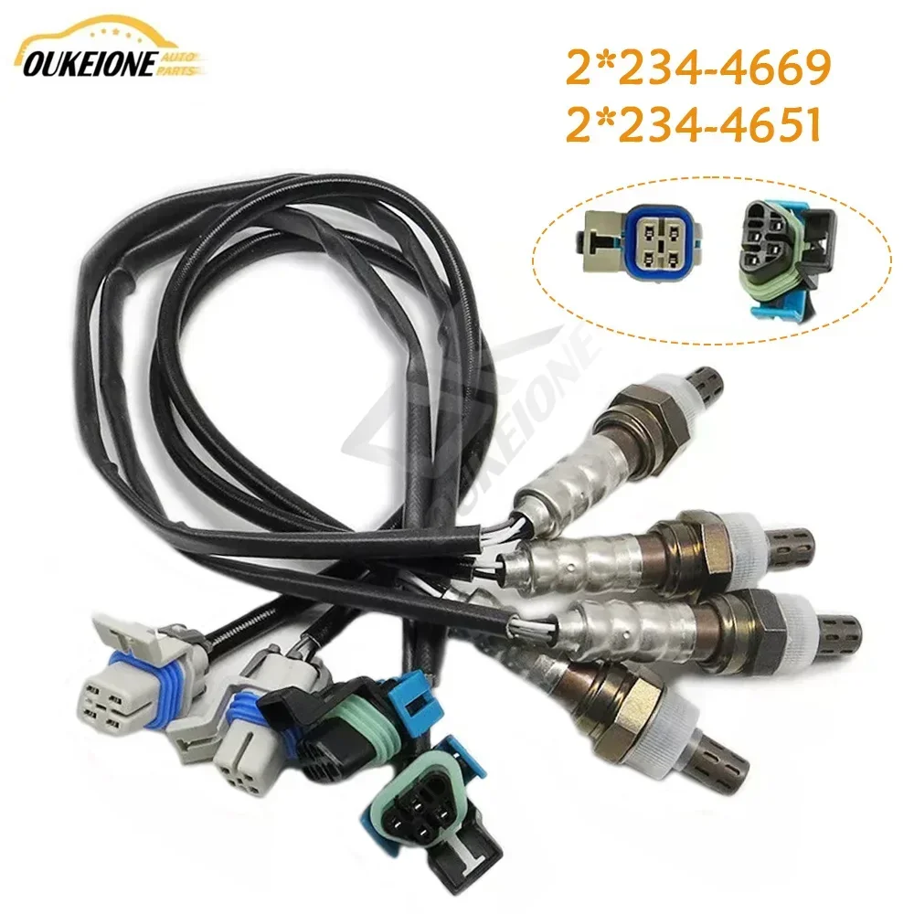 

Датчик кислорода вверх и вниз Лямбда для 2003, 2004, 2005, 2006, Hummer H2 GMC Yukon Cadillac Escalade 6,0 л 234-4669 234-4651