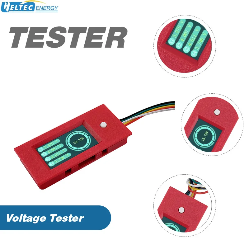 

Heltec 4S Battery Voltage Tester with TFT Display Accurate Voltage Monitoring for Reliable Performance Electronic Tools