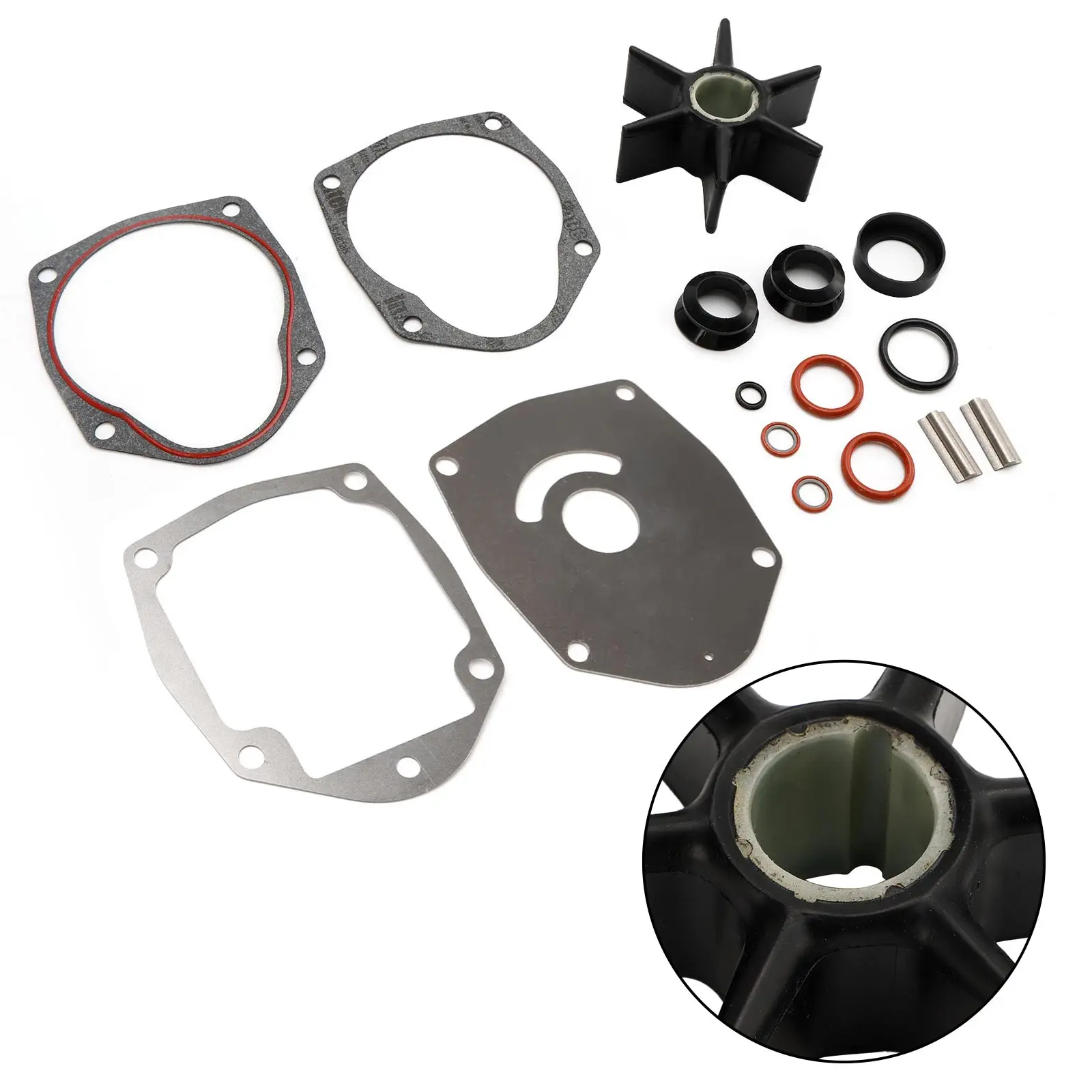 Topteng Water Pump Impeller Kit for Mercury Mercruiser Alpha One Gen 2 47-43026Q06