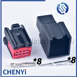 8 Pin Automobile connector Automotive Multimedia control panel male female plug For Ford Focus 1419158-8 1456987-3 1411168-1