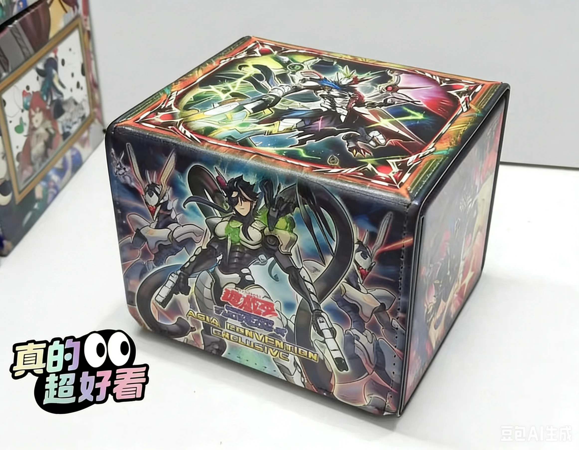 Original DIY Yugioh DoomZ Deckbox Yu-Gi-Oh! TCG OCG PTCG Sammelkarten PU-Leder Aufbewahrungsbox 100+