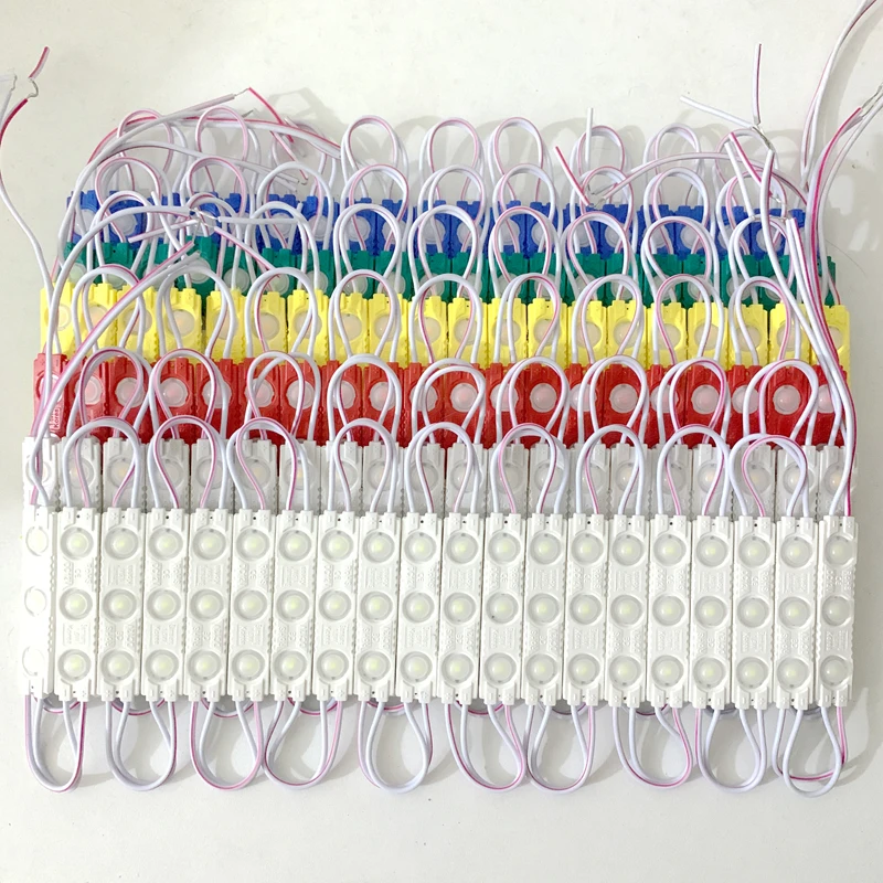 10pcs Injection LED module 12v  2835 module light 61*13mm IP65 Waterproof Outdoor Word Sign Board Lightbox Windowfront Car Shop