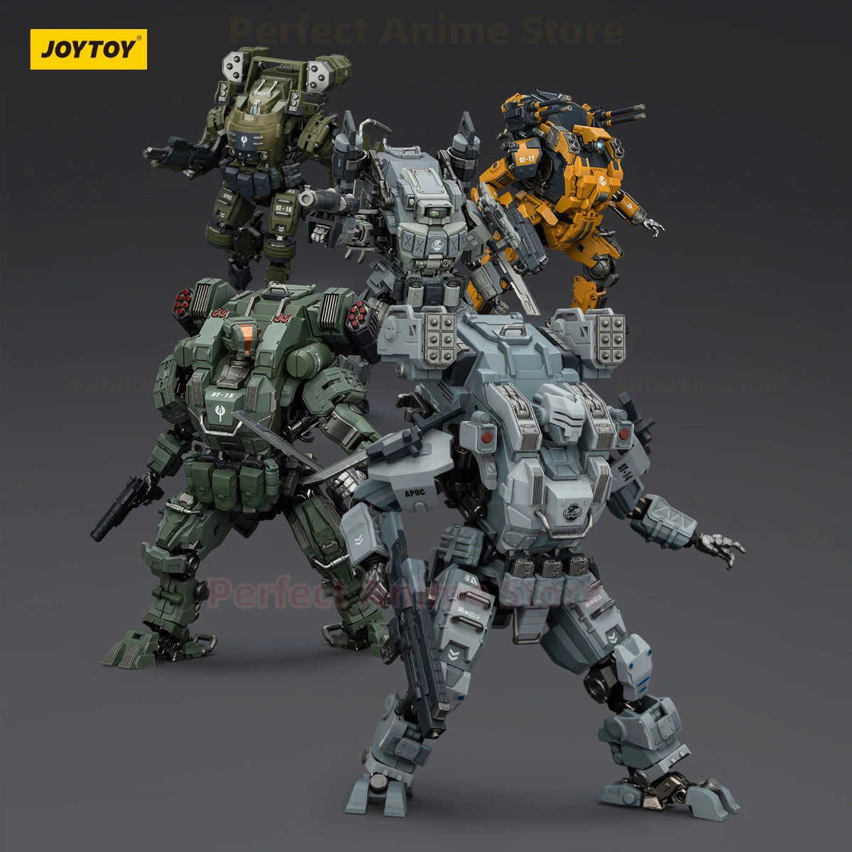 

JOYTOY Apocalypse Series: Sky Assault Thunderstorm, Fire Strike Type Mecha, 1:18 Articulated Domestic-Created Mecha Model Toy