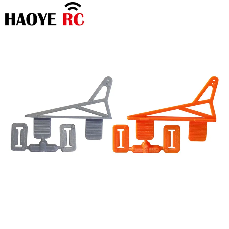 Haoye 10 Pcs Ultra Light Horns Color Orange/Grey For RC Airplanes Parts Electric Planes Foam Model Replacement Accessories