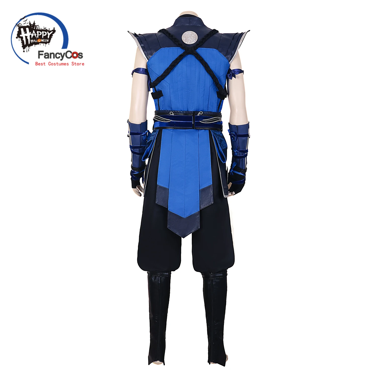 IN STOCK Sub Zero Mortal Kombat 1 Cosplay Bi Han Costume MK 1 Sub-Zero Cosplay Halloween Costume Customized Carnival