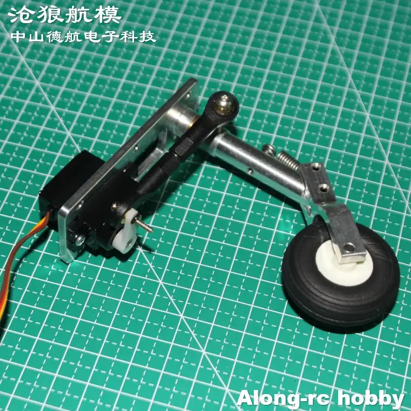 Train d'atterrissage et tour à genoux avant ou arrière de 70 à 90mm, avec Servo de 12g, adapté aux modèles RC, avion RC EDF JET, pièce de bricolage