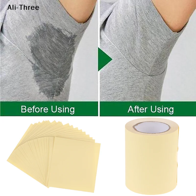 

20 листов/1 рулон: Наклейки-противперспиранты для подмышек от пота, для сухости кожи