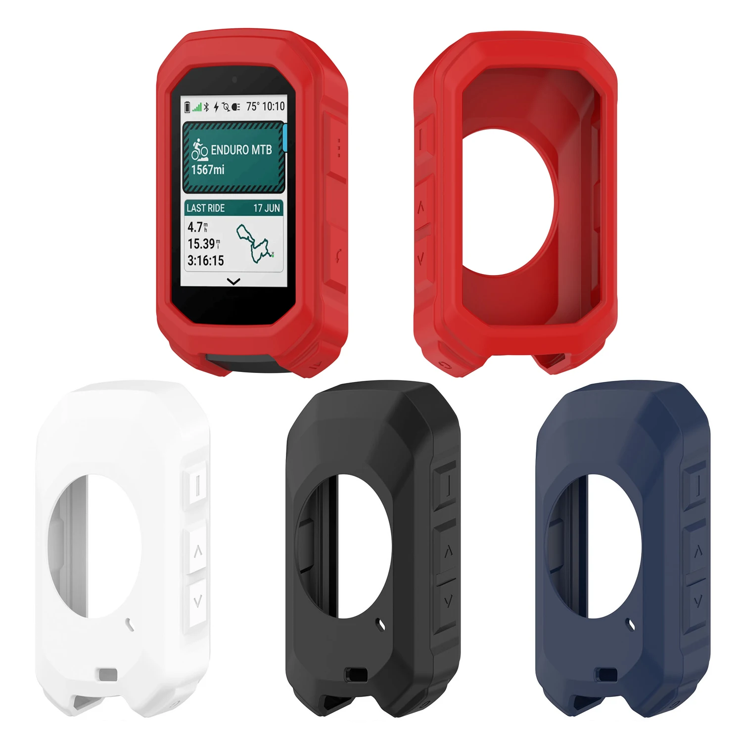 シリコーンソフトエッジシェル保護ケースフルカバープロテクターガーミンエッジ MTB 自転車バイクコンピュータ GPS スキンアクセサリー