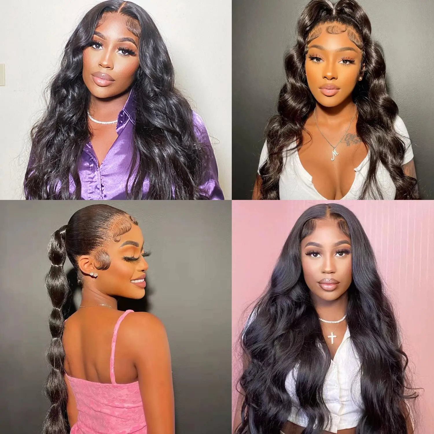 Loose Body Wave 13x6 HD Lace Front Human Hair Wig 30 inch Pre Plucked Curly Wigs 200 Density  Long Glueless Wig for Women Choice