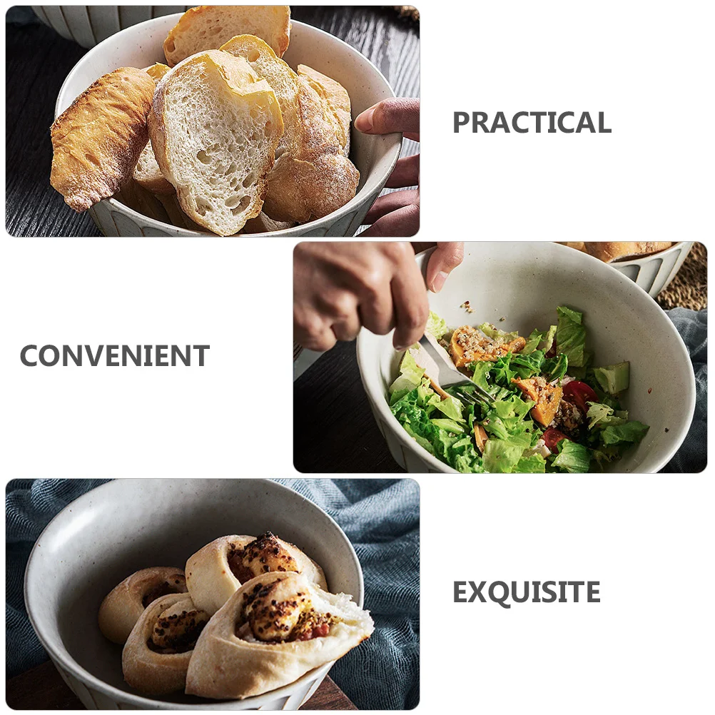 

1Pcs Chrysanthemum Large Food Serving Bowl Ceramic Noodle Soup Rice Bowl Kitchen Tableware Home Kitchen Supplies