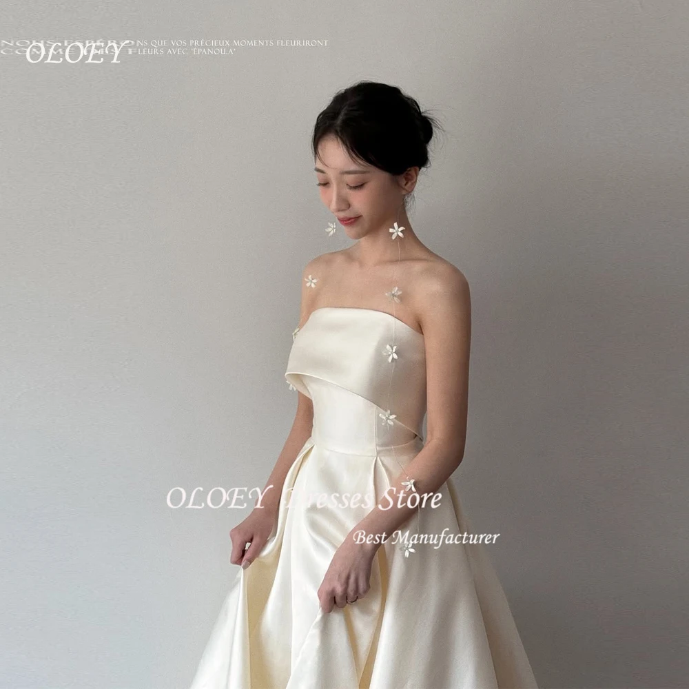 OLOEY Satin Wedding Dress New Bride Simple Korea Wedding Dress Photo Shoot Light Luxury Classy Trailing Engagement Dress - AliExpress 320 OLOEY Satin Wedding Dress New Bride Simple Korea Wedding Dress Photo Shoot Light Luxury Classy Trailing Engagement Dress - AliExpress 320