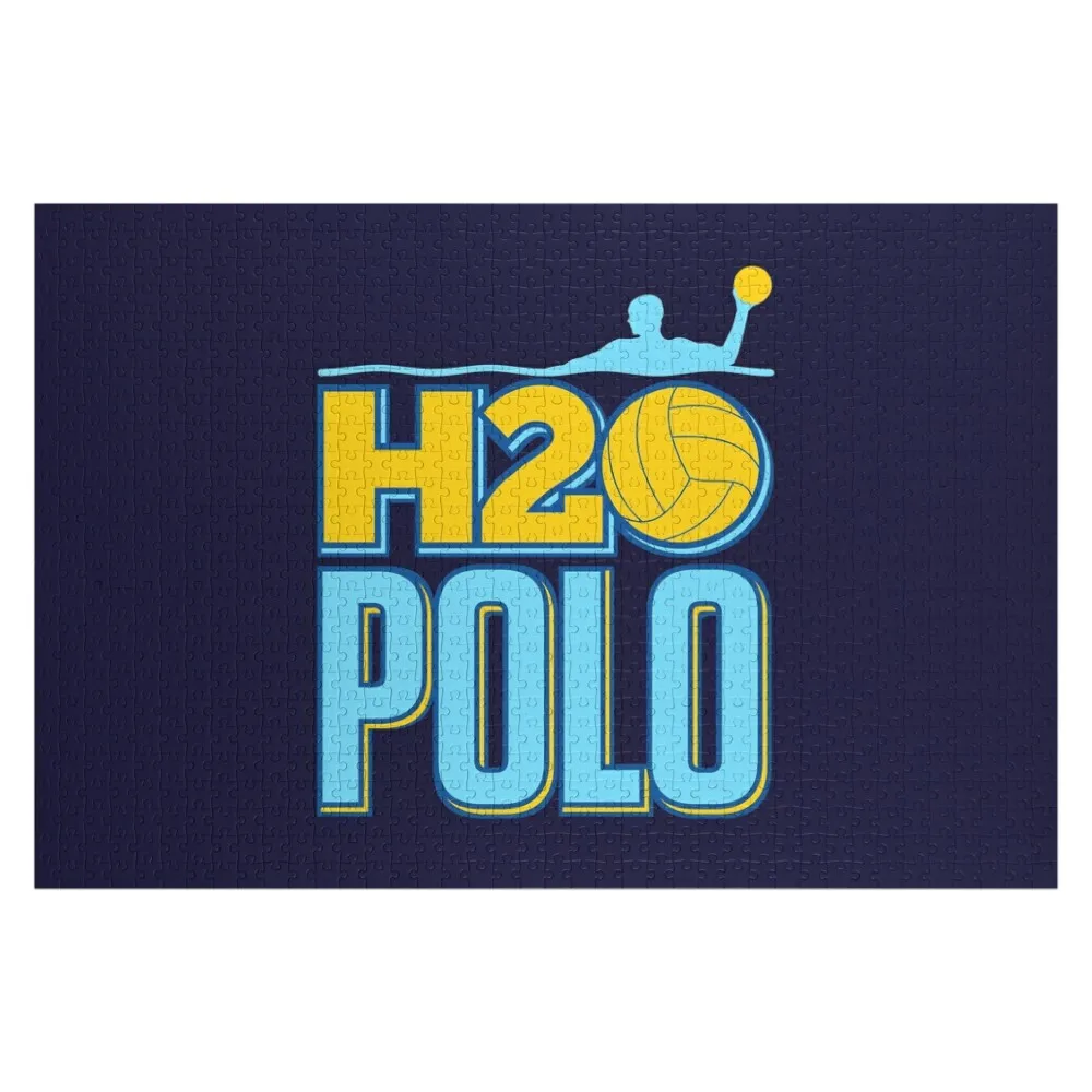

H2O Polo Water Polo Design Пазл Деревянный для взрослых Персонализированное имя Персонализированный подарок Пазл для женатых