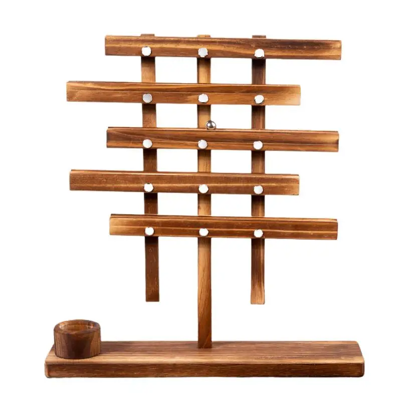 

Wooden Ball Drop Toy Early Development Funny Early Educational Toys Wooden Ball Balance Beam Toys Suitable For Children