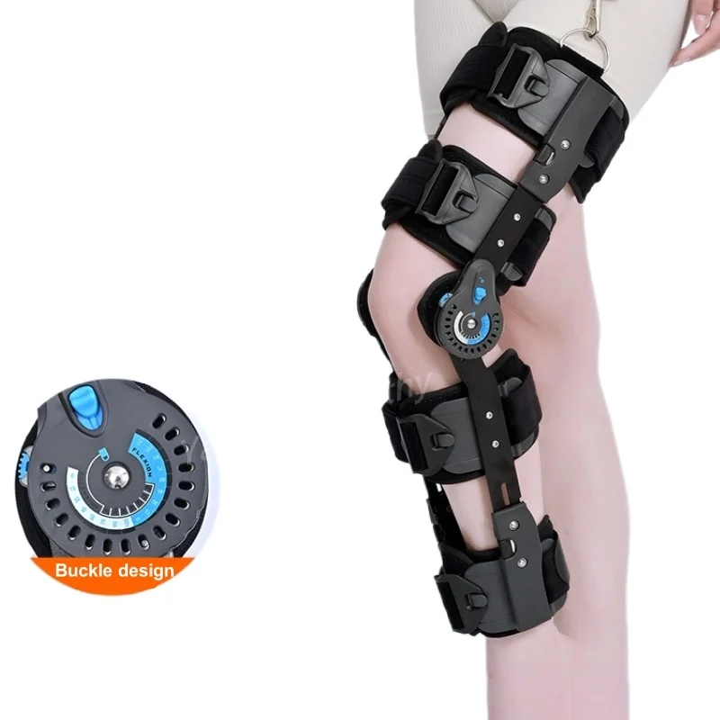 1PC Orthopedic Knee Support Stabilizer After Surgery Adjustable Hinged Knee Brace Knee Joint Fixation Stretcher Leg Immobilizer