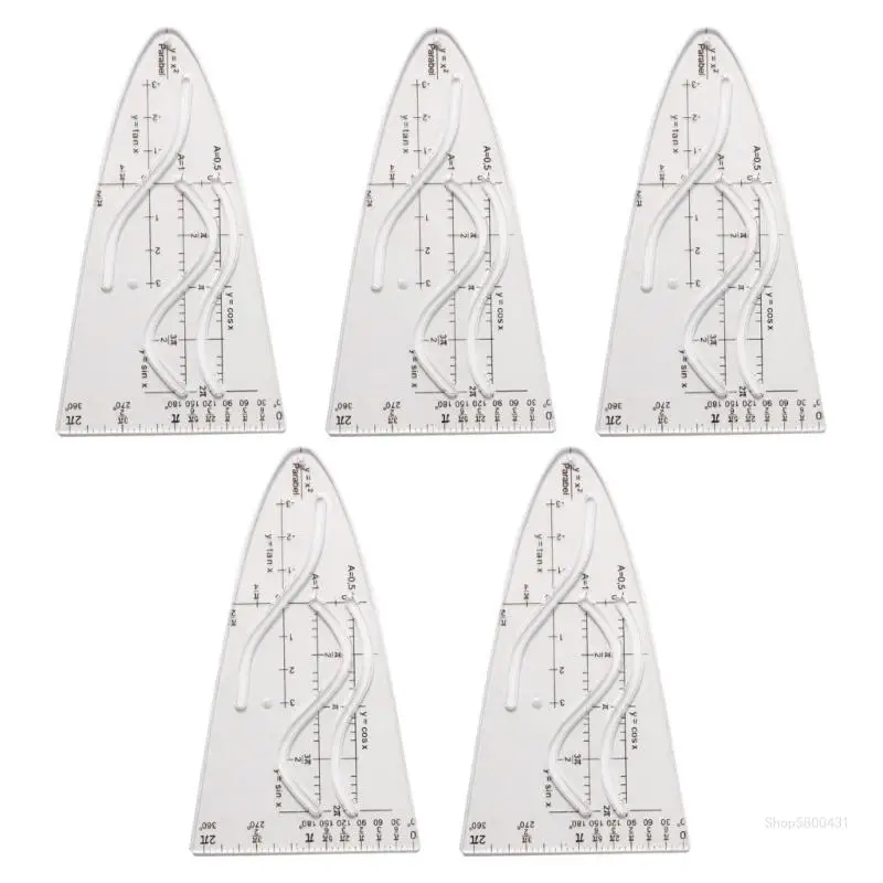 Parabolic Template Math Parabolic Stencil Cosine Ruler Parabola Ruler Student