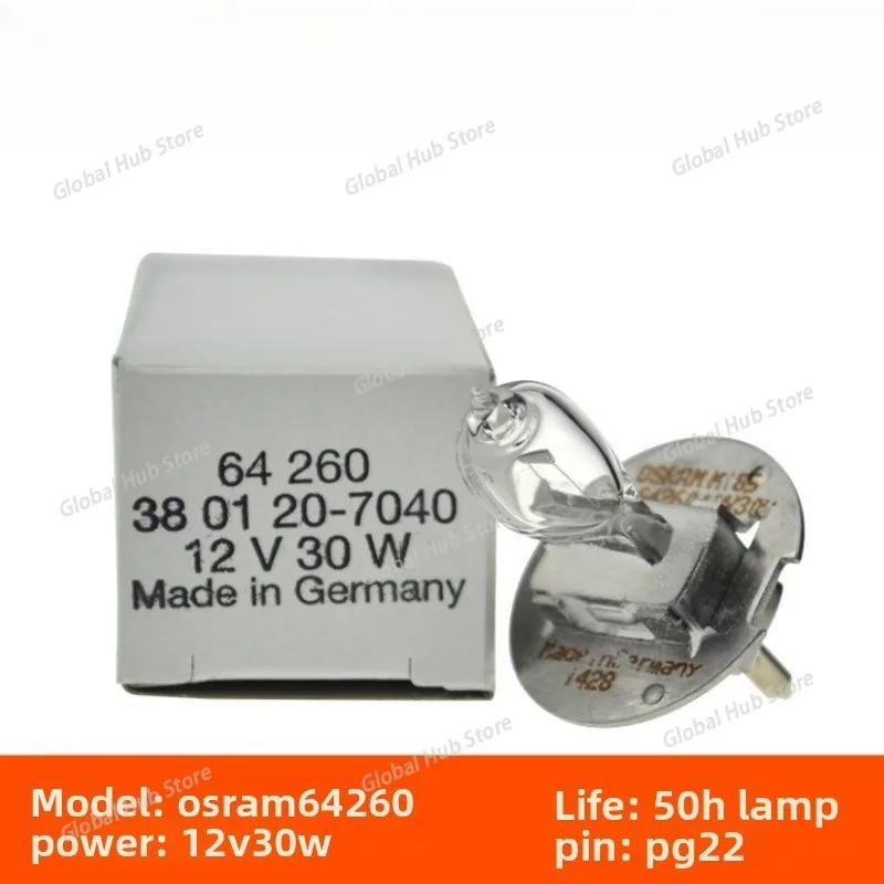 

Bulb 64260 12V30W Slit Lamp Bulb 3801-20-7040