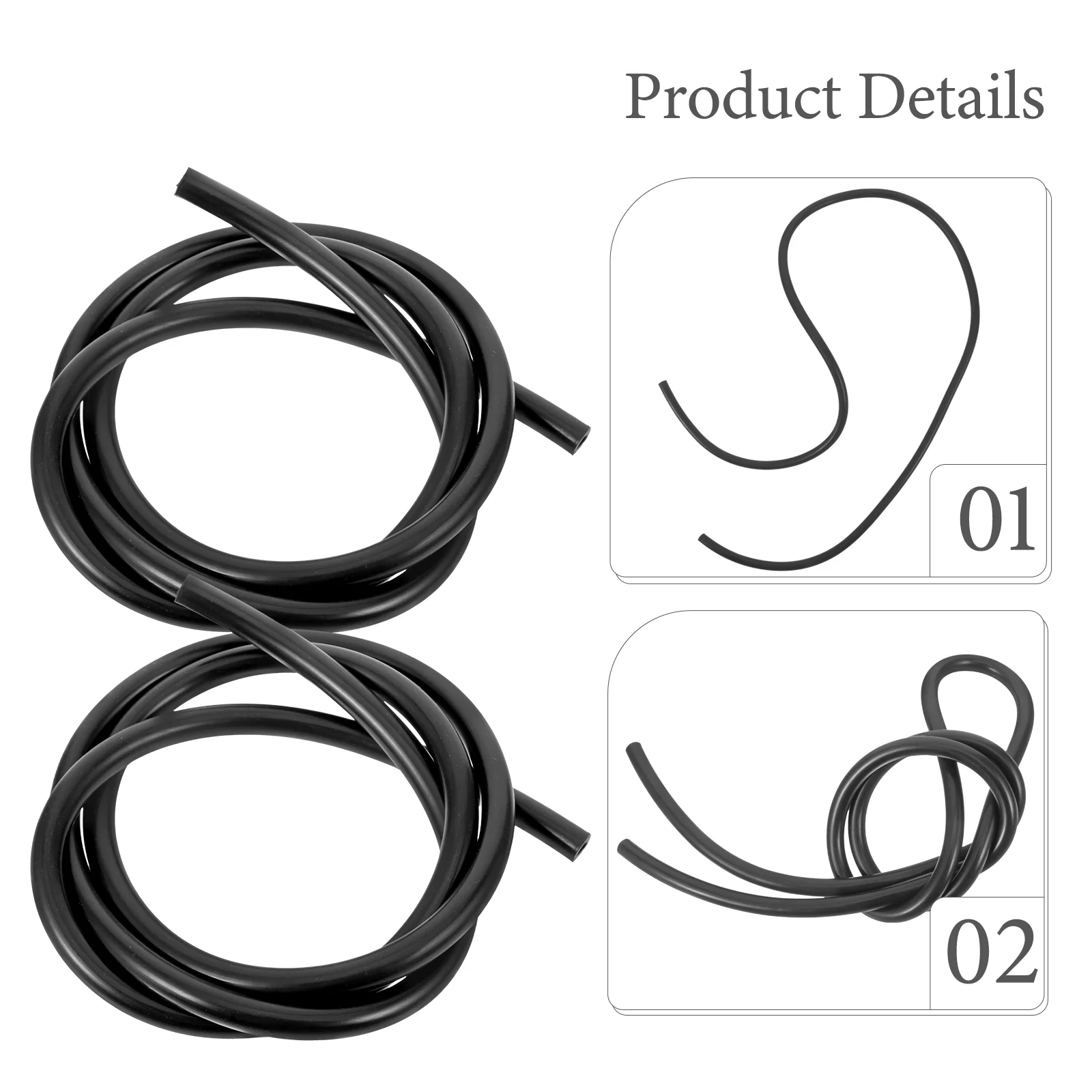  Stethoscope Hose Extension Tubing Accessories Rubber Tube Universal Natural Tubes Replacement for