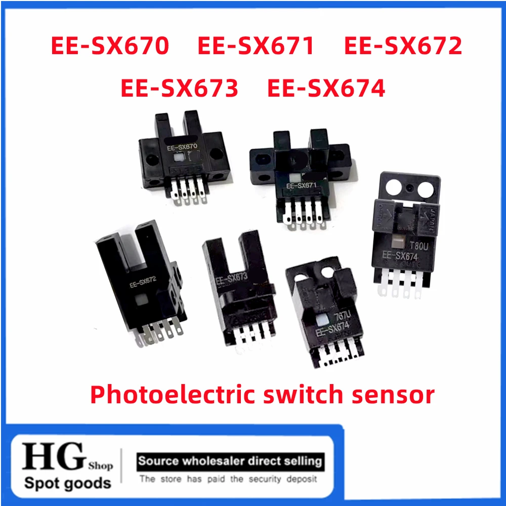 

EE-SX672 671A 670 673 674 U slot L Small photoelectric sensor EE-SX672A 671A 670A 673A 674A sensor