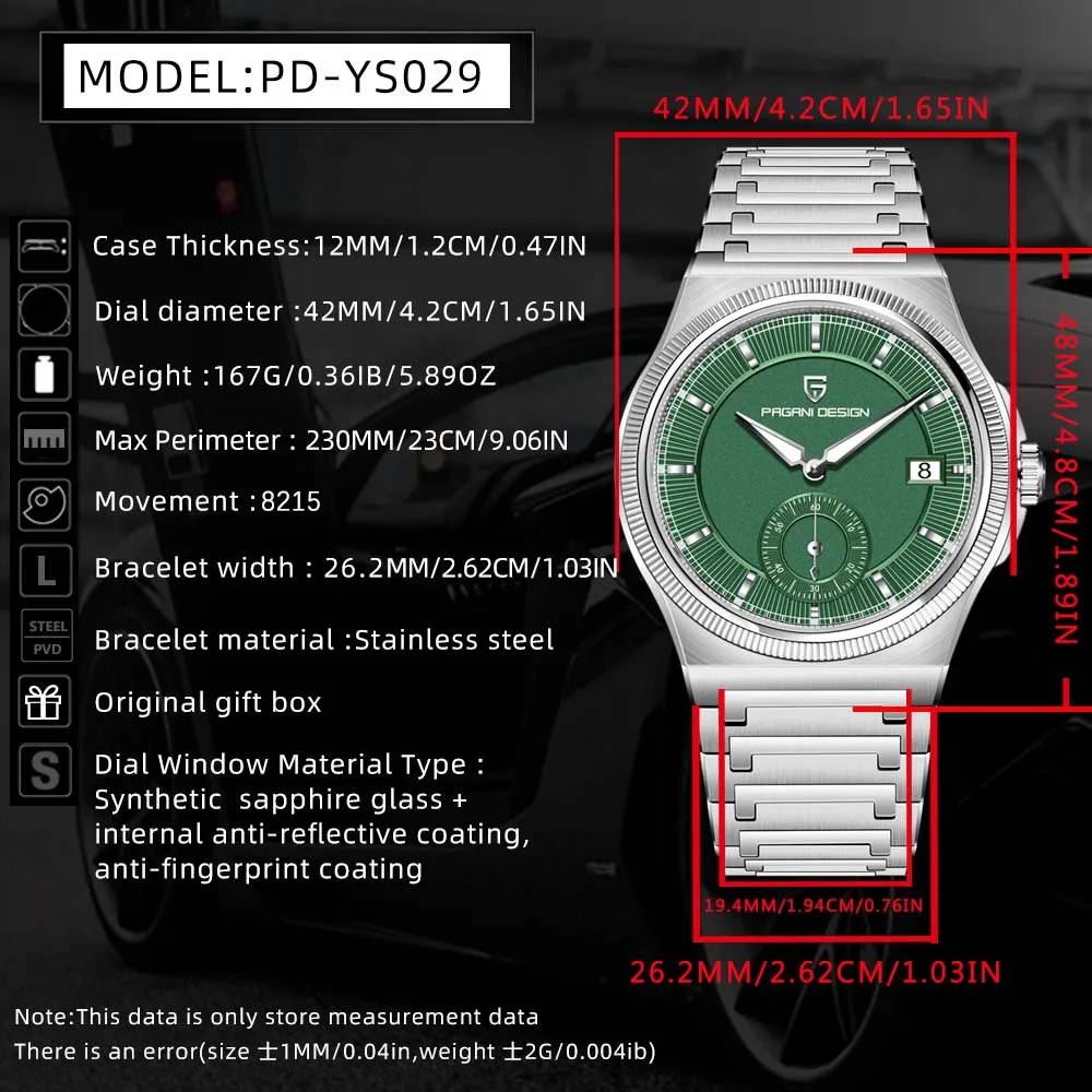 New Men's Quartz Watch Automatic Date Daily Waterproof Men's Night Light Watch Holiday Gift
