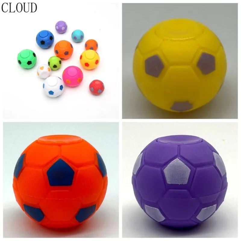 كرة القدم كرة القدم فيدجيت سبينر، لعبة إصبع صغيرة لتخفيف التوتر لمحبي الألعاب الرياضية، لعبة مكتب للبالغين والأطفال لتخفيف القلق