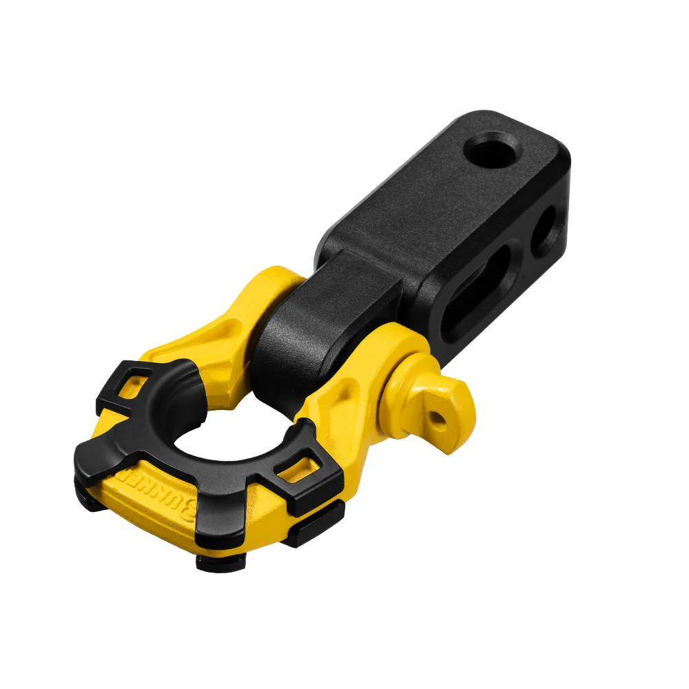 Adjustable 4.75T Trailer Shackle Hitch 4x4 Recovery D Ring 2 Inch Trailer Shackle Hitch Receiver