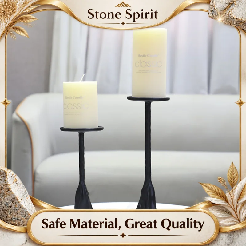 【Premium】Creative Curved Resin Candelabro Mimbre, Abstract Art S-shaped Candle Holder, Dining Table Centerpiece, Home Decoration