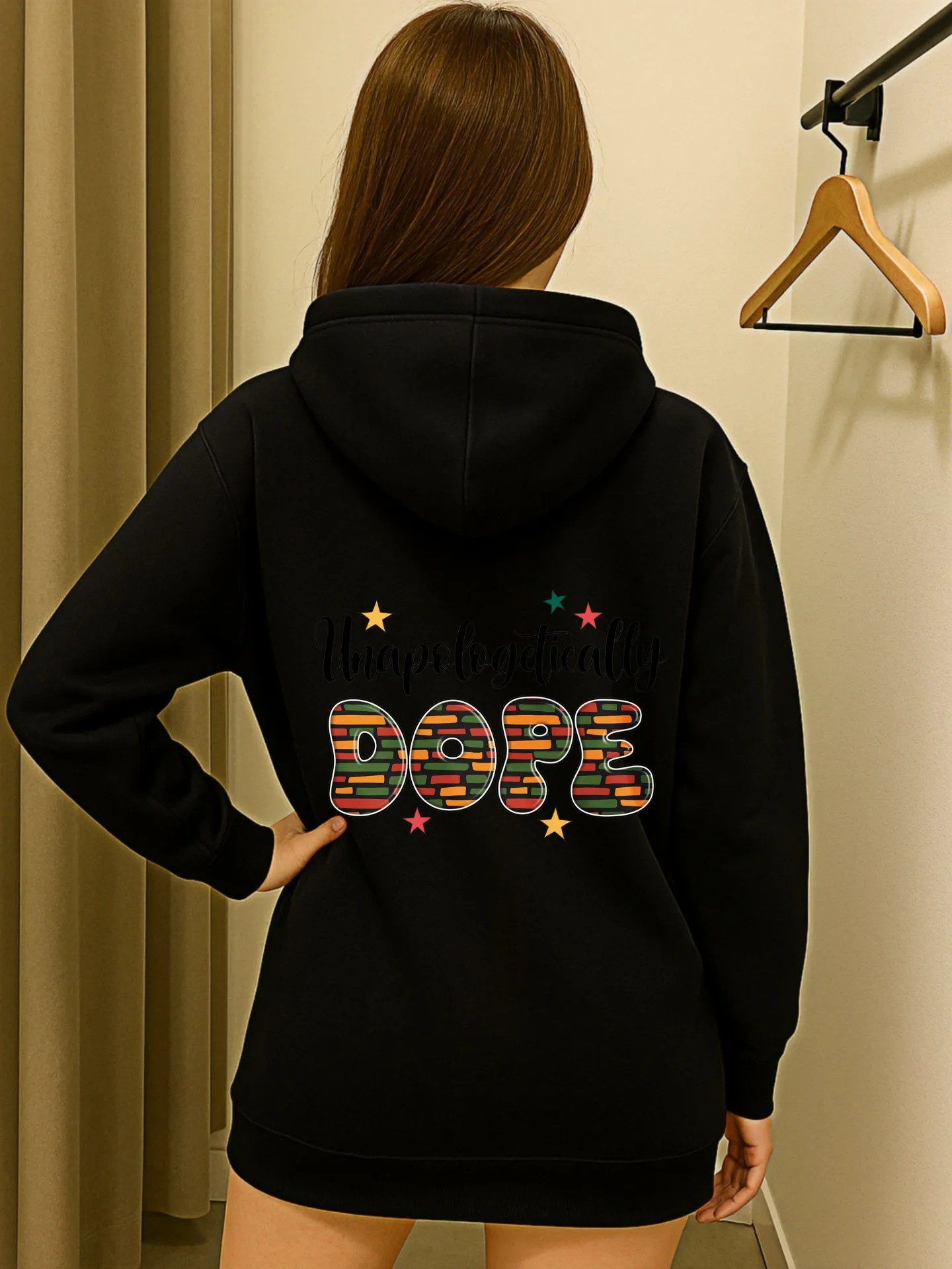 هوديي جرافيك للنساء، طباعة جرافيك عتيقة، نمط جمالي كاجوال، قماش ناعم، ملابس يومية غير رسمية، للشباب #2