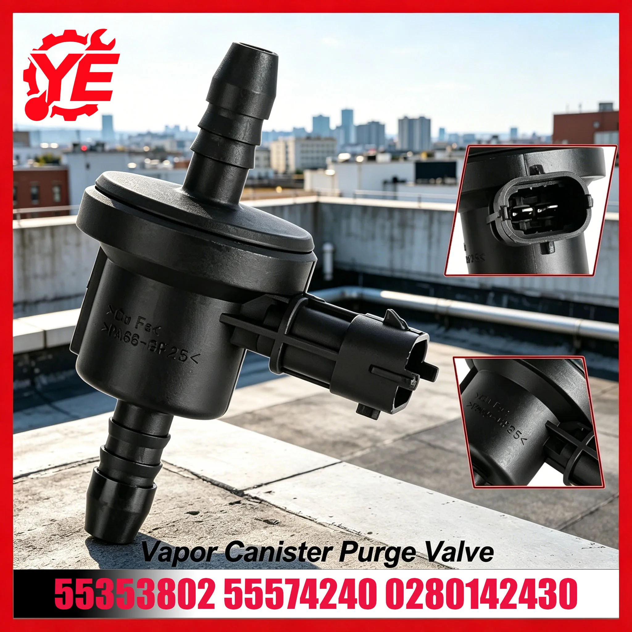 

Vapor Canister Purge Valve 55353802 55574240 0280142430 99760524100 for Chevrolet Cruze Orlando Trax Opel # 55355613 99711002973