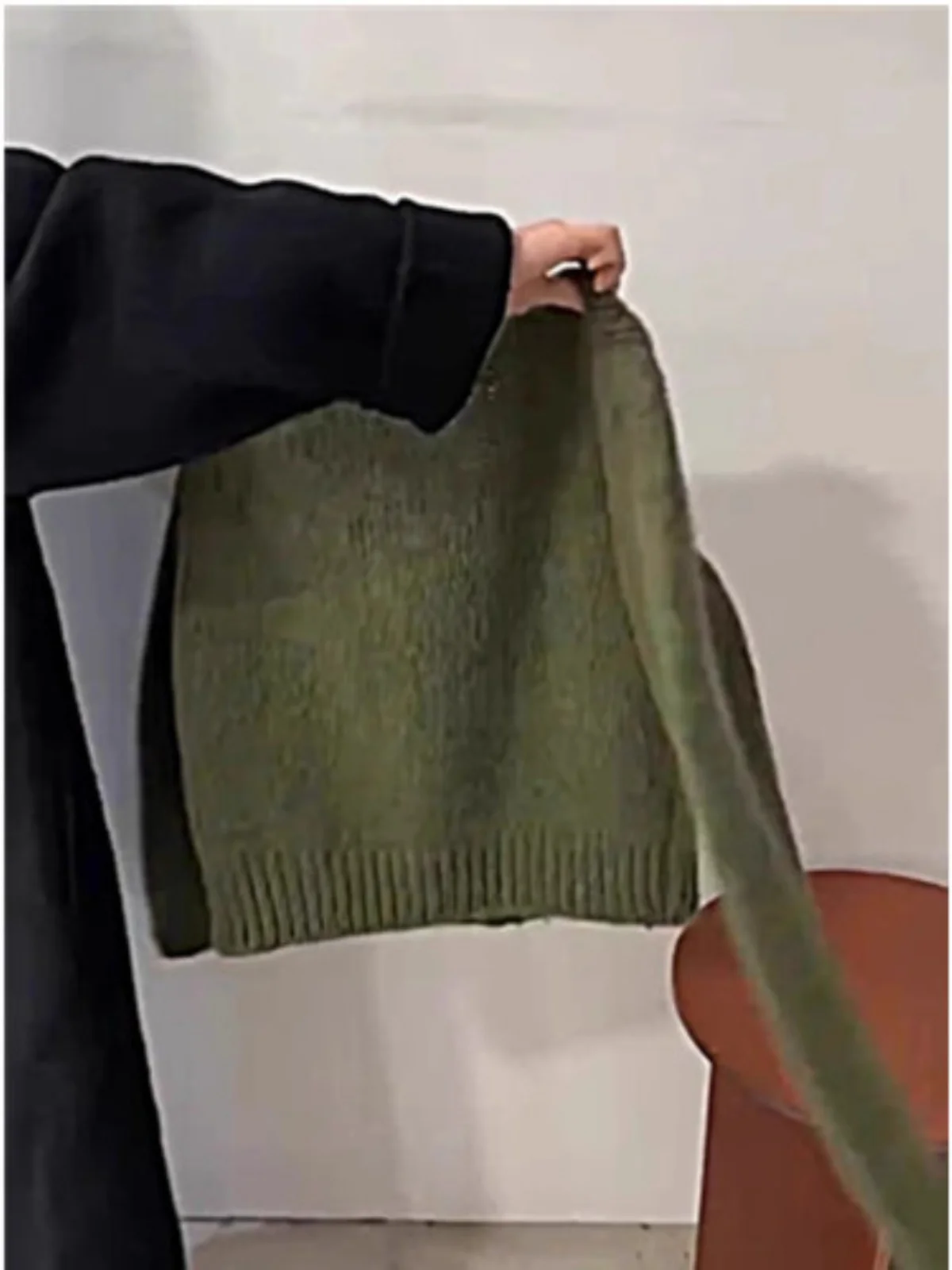 Rétro japonais Sle paresseux Olive een v-ne tricoté ouvert Cardigan pull femmes automne hiver doux Plu haut