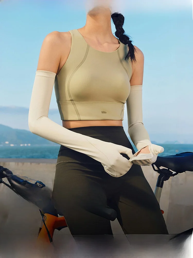 long-hollow-ice-sleeve-gloves-outdoor-uv-protection-breathable-driving-cycling-banana-leaf-brand-nylon-unisex-spring-season