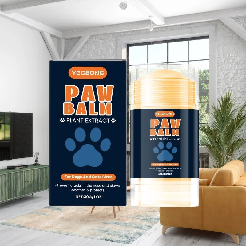 

YEGBONG Pet Paw Moisturize Stick for Dogs Cats Balm Dry Cracked Paws Protection Hypoallergenic Licking Nourishing Care Winter