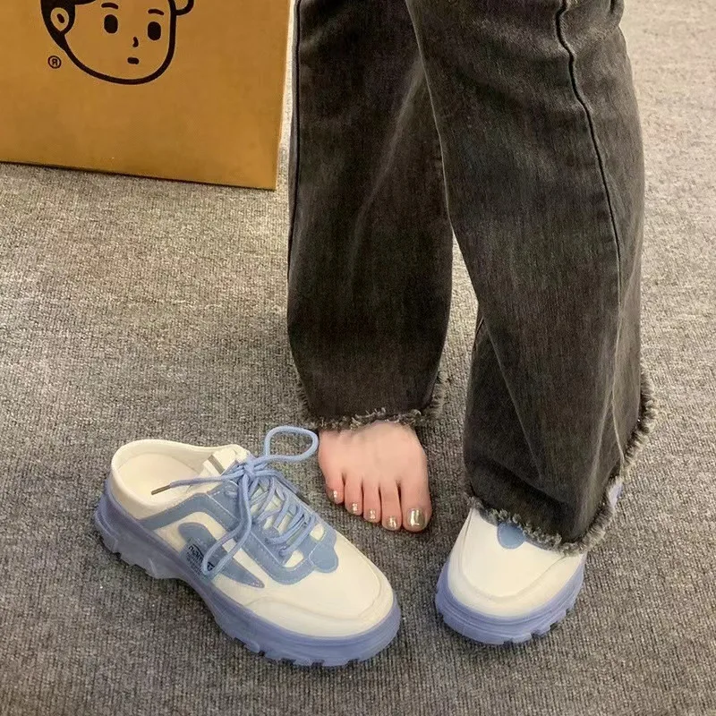 

2025 New Chunky Sole Loafers Slip-On Mules, Minimalist Slide Slippers for Women Men, Platform Shoes for Daily Fashion