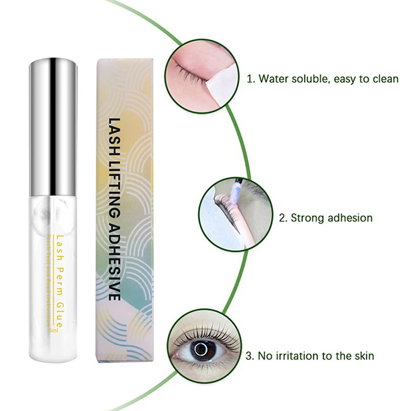 1Pc 5ml Giappone Trasparente Lash Perm Colla Adesiva Lash Lifting Colla per Ciglia Lift Perming Adesivo Liftlash