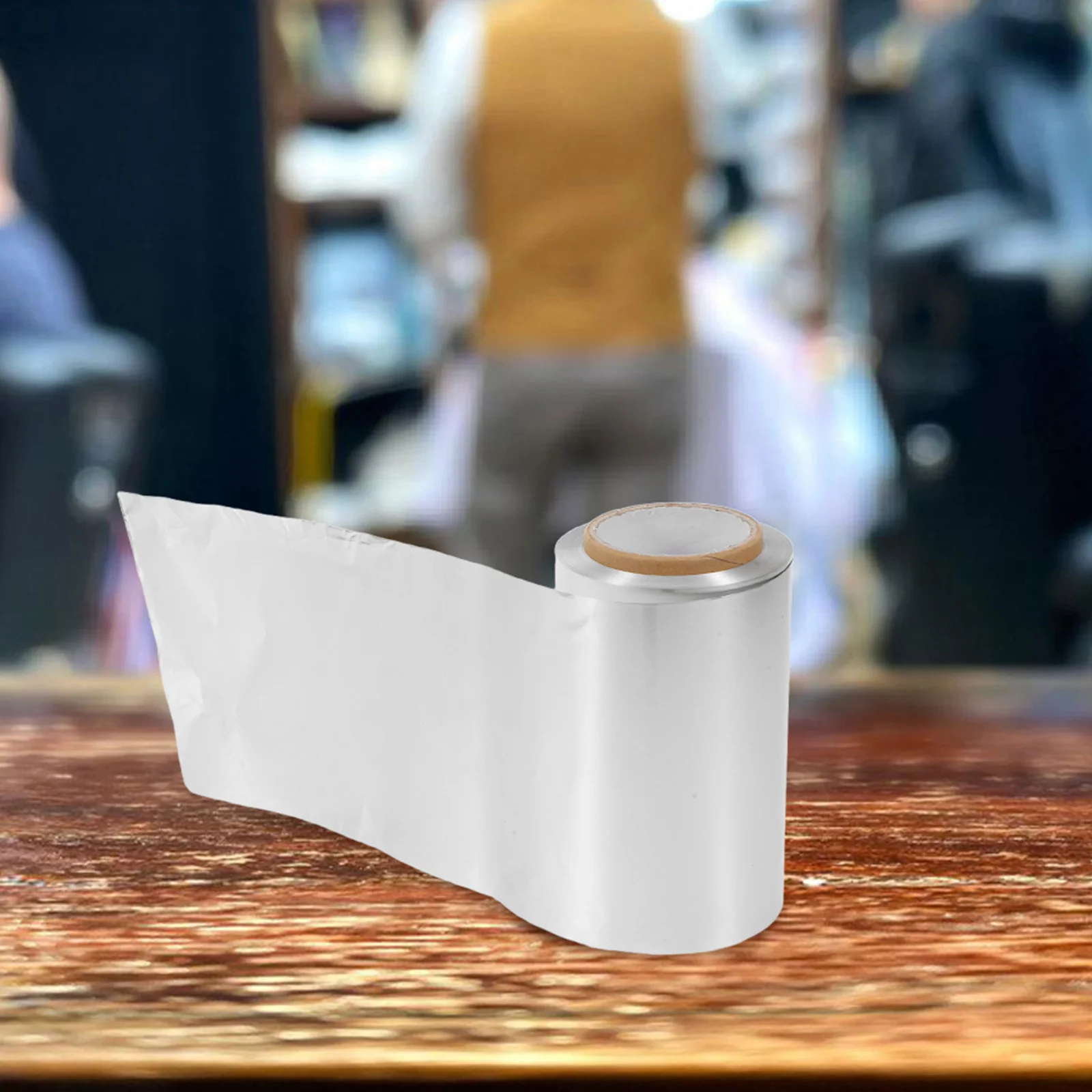 

50M Hairdressing Tin Foil Roll Thick for Salon Hair Perm Coloring Highlighting Silver Foil Sheets Professional Hair Stylist