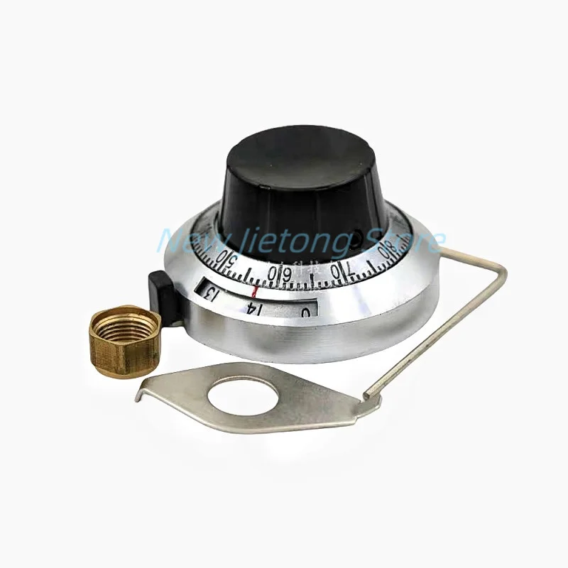 1pc B2 Digital Multi-turn Potentiometer Switch Cap 46MM 0-14 Precision Dial Knob 3590S 7276 Shaft hole diameter 6.35mm