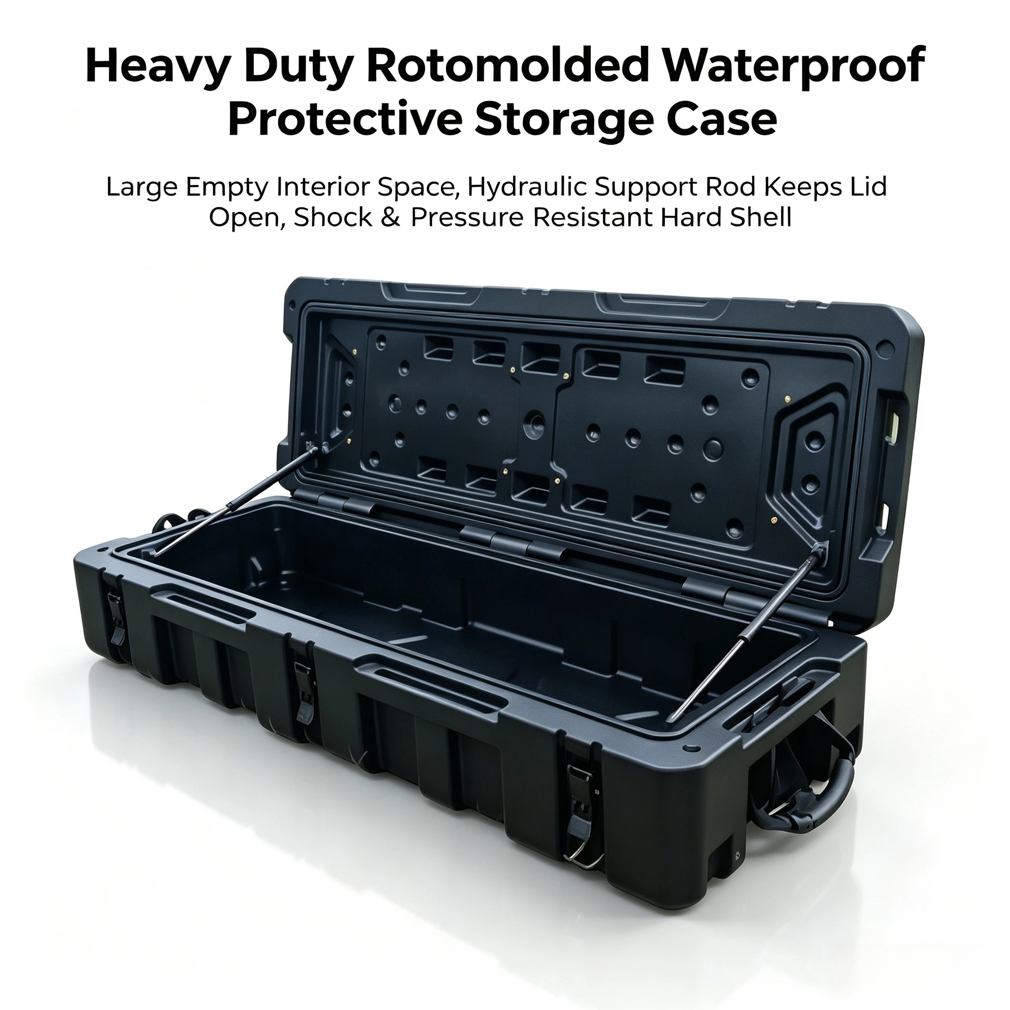 Heavy Duty Explosion Proof Secure Roof Toolbox Waterproof Storage Box For Truck Outdoor Finishing Application