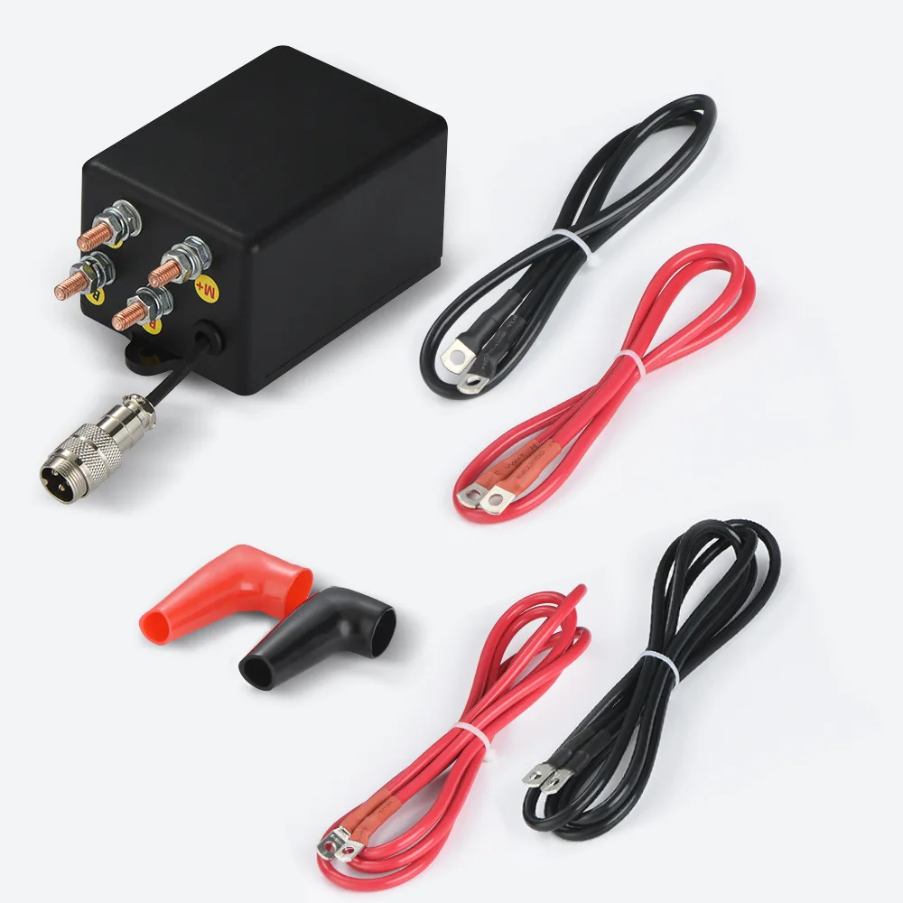เชือกลวดกว้านไฟฟ้า Atv/utv 4000ปอนด์/เชือกไนล่อน12V24V เครื่องกว้าน ATV
