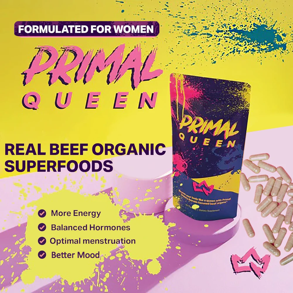 

Female-Optimized Beef Liver Organ Superfood Supplement - Grass Fed Capsules - Balance Hormones, Energy for Women | Freeze-Dried