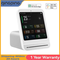 Qingping Smart Air Detector 2nd Touch Screen Control Temperature Humidity Sensor for Xiaomi Mijia CO2 PM2.5 Quality Monitor