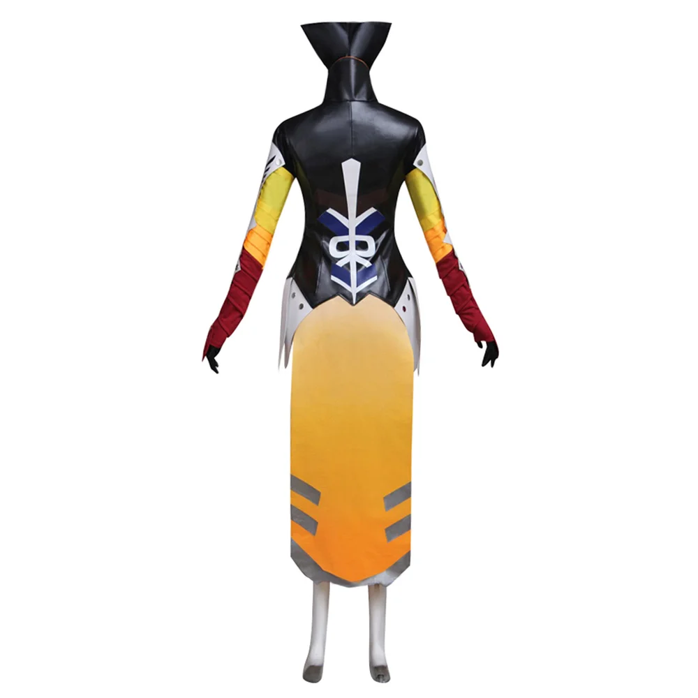 

Game Mercy Cosplay Costume Women Fantasia Battle Jumpsuit Warrior Uniform Suit Halloween Carnival Party Outfits