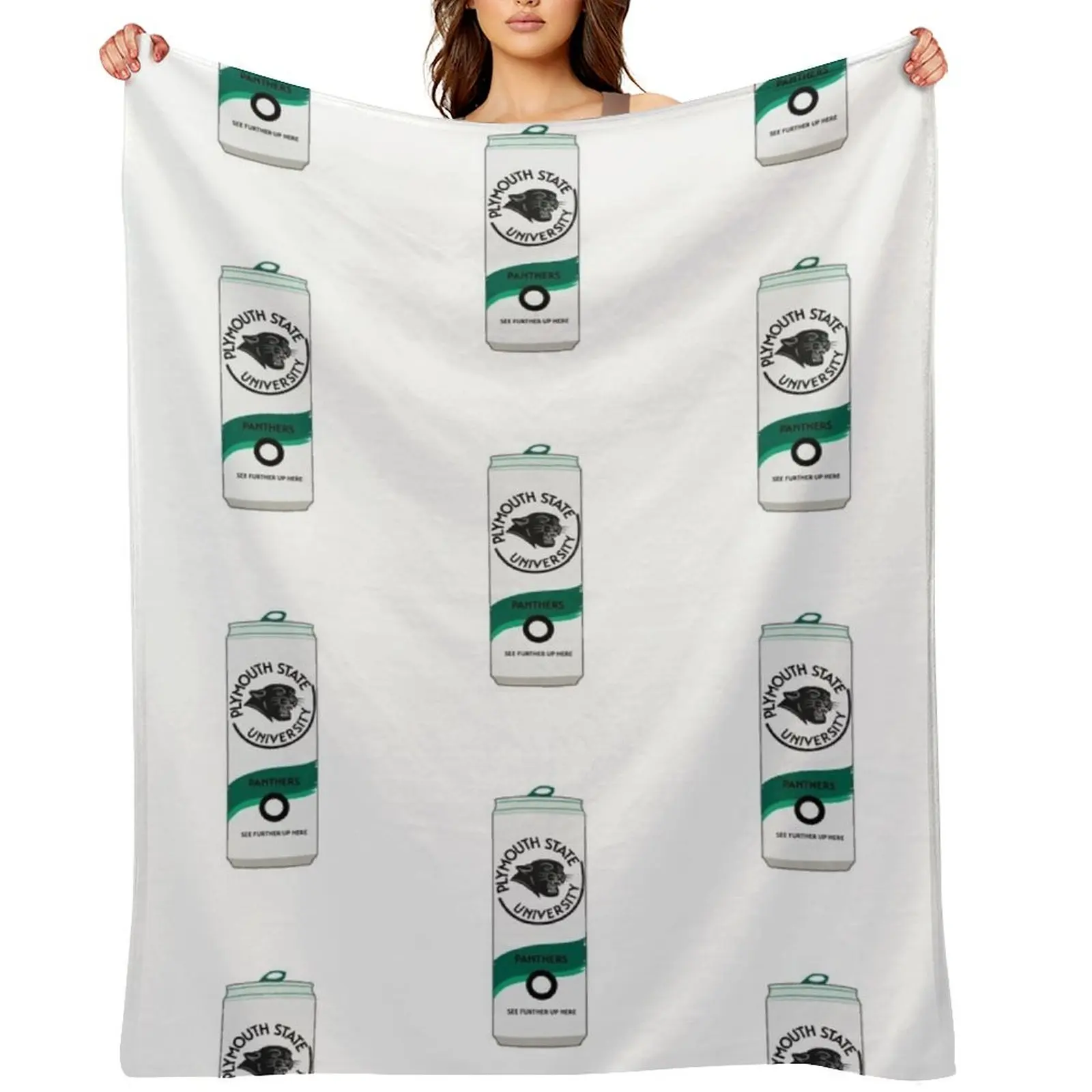 

plymouth state university sticker!! Throw Blanket Thins Sofas Thermals For Travel Summer Beddings Blankets