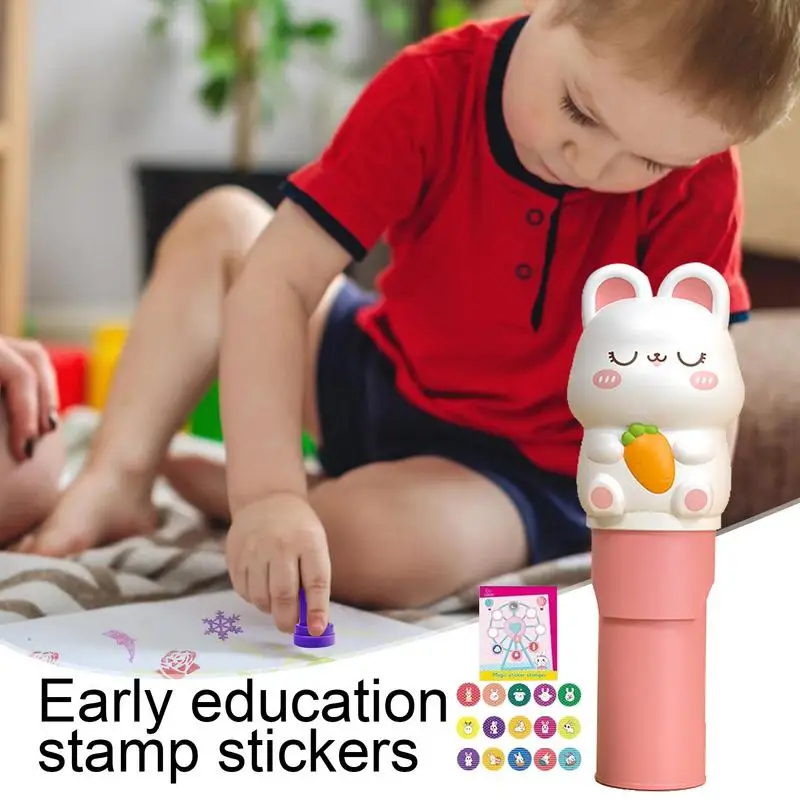 Stempel für Kleinkinder, niedliches Kunsthandwerk, Zappelspielzeug, Kinder-Stempelset, innovative Stempel für Kleinkinder, kreatives Spielspielzeug für Zuhause