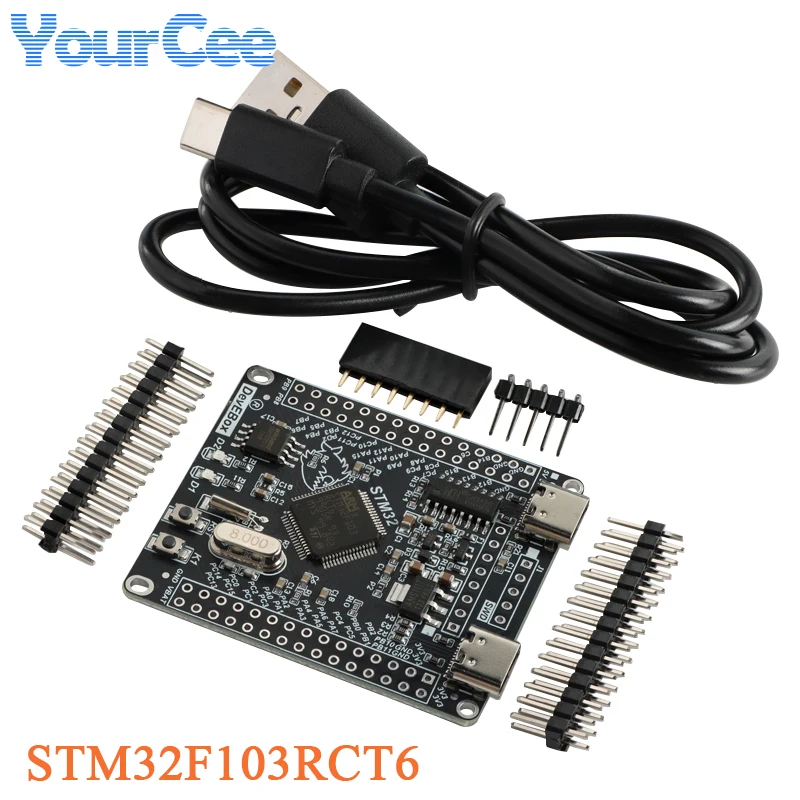 STM32F103RCT6 Макетная плата STM32F STM32F103 ARM Встроенный системный модуль печатной платы W25Q16 8 МГц для OLED TFT ЖК-экрана