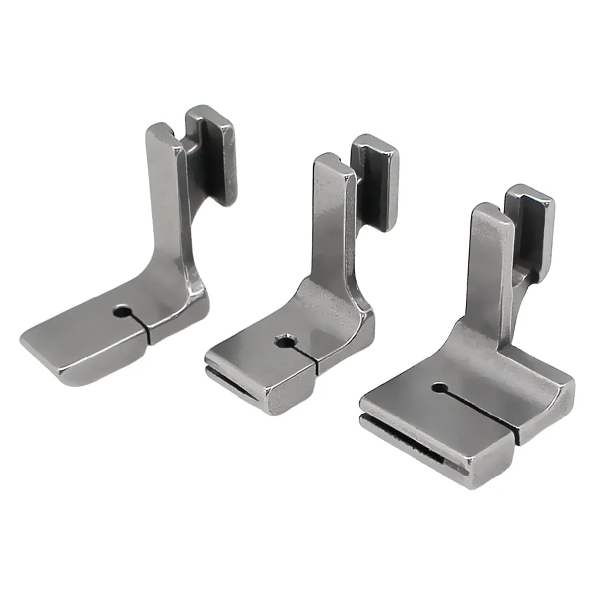 3 buah mengumpulkan lipit/Shirring Presser Foot P5 P50 P5W untuk mesin jahit industri JUKI Brother