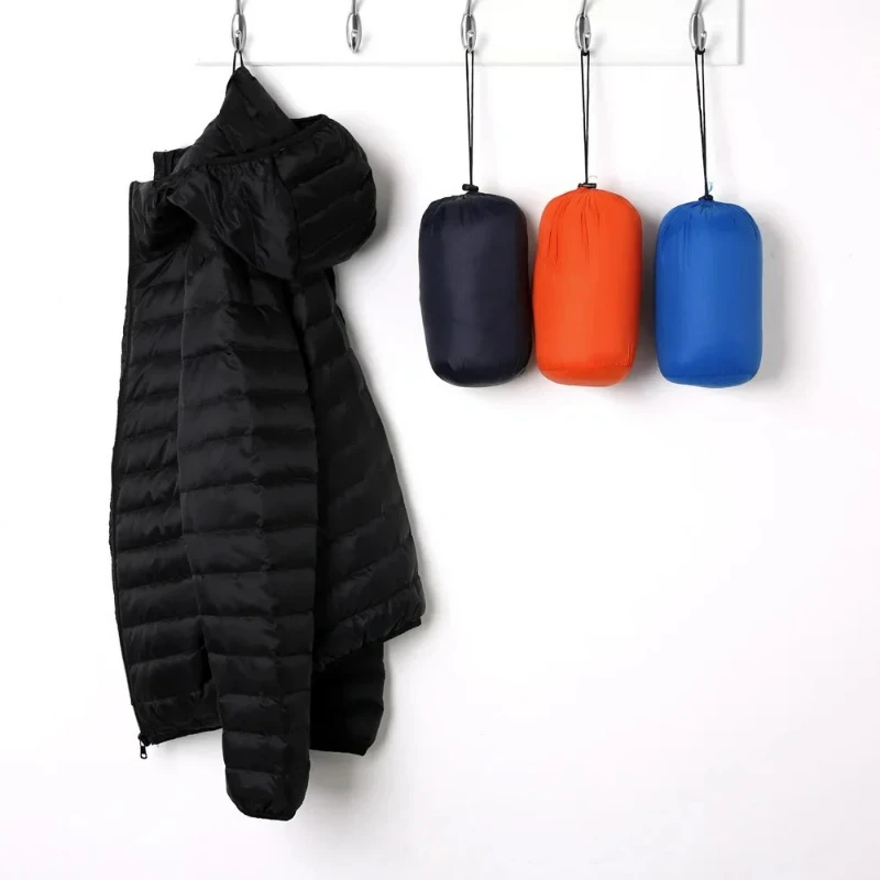 Autumn/winter New Men's Lightweight Hooded Cotton-padded Coat Warm Fashionable Cropped Casual Stand Collar Jacket Winter Jacket