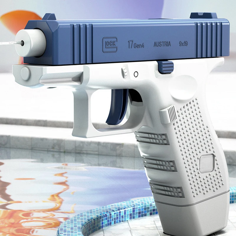 10 Pcs Water Gun Glock Pistol Toys Non Electric Mini Version Outdoor Water Play Toys Summer Beach Shooting Game Toy for kids