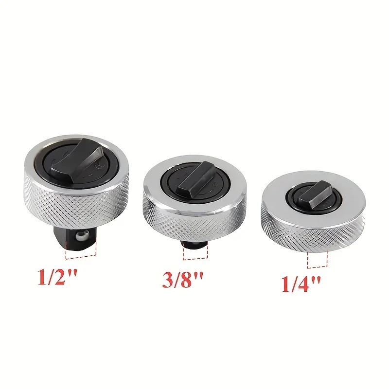 Mini Ratel Dopsleutel Hele Stalen Palm Ratel Socket Vinger Omkeerbare Ratel Handvat 1/4 "3/8" 1/2 "Drive