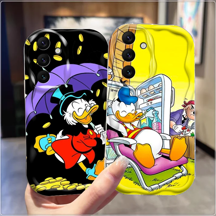 Disney Donald Duck Funny For Samsung A55 A54 A53 A52 A35 A34 A33 A32 A25 A24 A23 A22 A21S A15 A13 A14 5G Wave Oil Soft